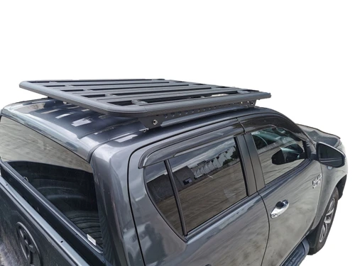 Aluminium Roof Rack for Toyota HILUX 2015+ Mk8 Mk9 Revo Black - Slim Factory Fitment