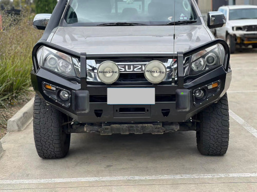 Steel Winch Bumper for ISUZU DMAX (2012-2016) Metal Bull Bar Oz Style D-MAX 4x4
