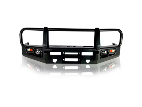 Steel Winch Bumper for TOYOTA LAND CRUISER 80 Series (1990-1997) Off Road 4x4 Bullbar Front Oz Style LC80 FJ80