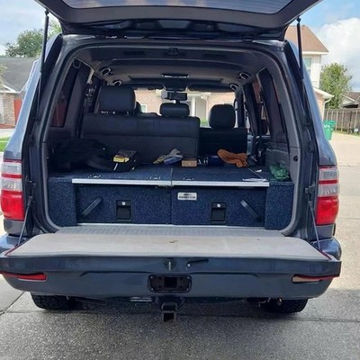 draw drawers 完売品 パイルトランクス Sliding Storage Drawer System for Toyota Land Cruiser 80 Series