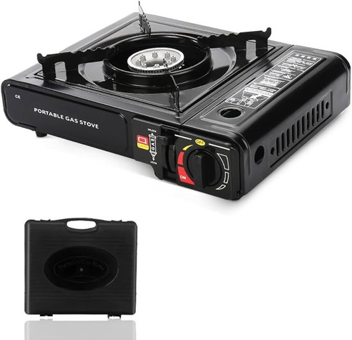 Portable Camping Gas Cooker Single Burner Stove Butane BBQ Outdoor 4x4 Camp NEW