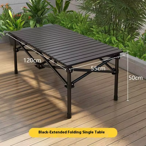 120cm Folding Table Aluminium Portable Camping Party Picnic BBQ Garden Outdoor