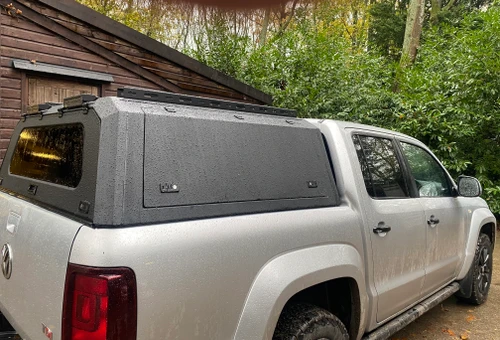 Canopy for Volkswagen AMAROK (2010-2022) Rear Hardtop Double Cab Metal Black VW