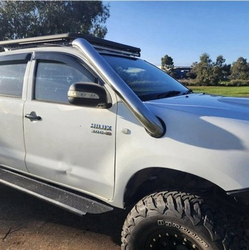 Stainless Steel Snorkel For TOYOTA HILUX MK6 MK7 2005-16 Raised Air Intake Vigo