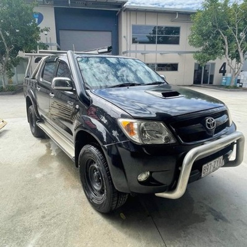 Black Stainless Steel Snorkel For TOYOTA HILUX MK6 MK7 2005-16 Raised Air Intake