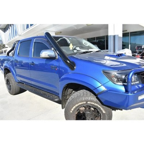 Black Stainless Steel Snorkel For TOYOTA HILUX MK6 MK7 2005-16 Raised Air Intake