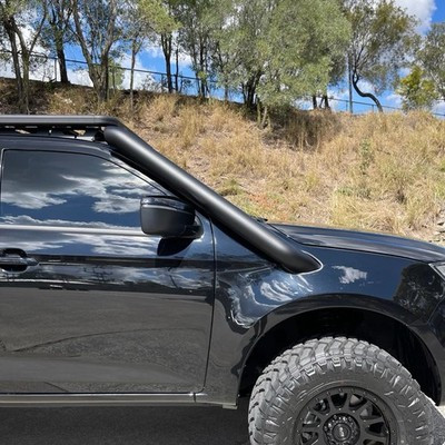 Black Stainless Steel Snorkel For ISUZU D-MAX 2020+ Raised Air Intake DMAX 4x4