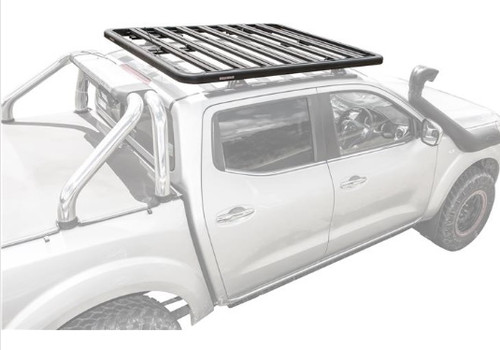 Aluminium Roof Rack for Toyota HILUX 2005-2015 Mk6 Mk7 VIGO Black - Slim Factory Fitment 135x125cm