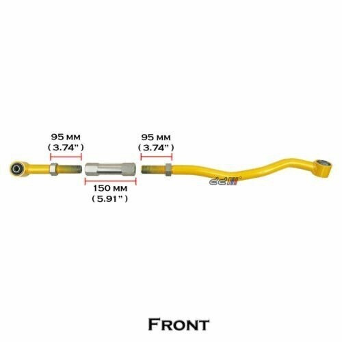 HD Front & Rear Adjustable Panhard Rod Bar for Toyota LAND CRUISER 80 Series