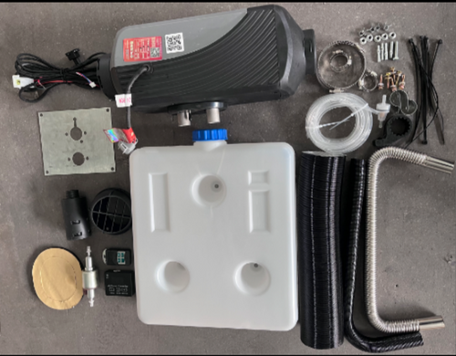 2KW Diesel Heater Air Night Fuel 15L 4x4 Car Truck Boat Motorhome LCD Display