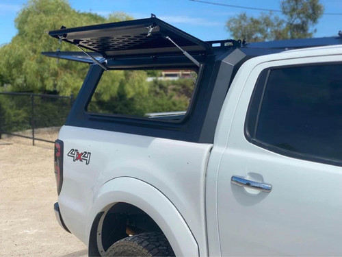 Canopy for FORD RANGER T6 T7 T8 (2012-2022) Rear Hardtop Double Cab Metal Black