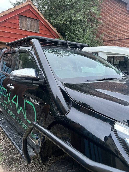 Silver Stainless Steel Snorkel For TOYOTA HILUX MK8 2015+ Raised Air Intake Revo