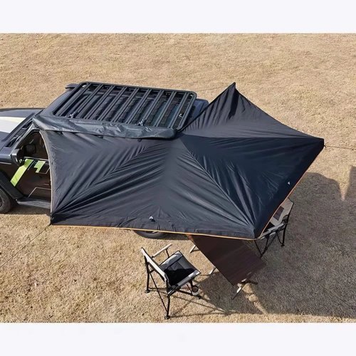Apex4WD GREY 270-Degree Awning - Left Side Expedition Fold-out Vehicle Camping Tent