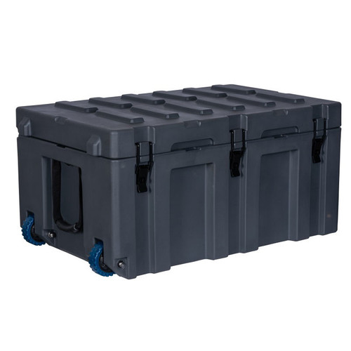 APEX4WD - 150L BLACK - Storage Overland Wheeled Case Box Waterproof Cargo 4x4