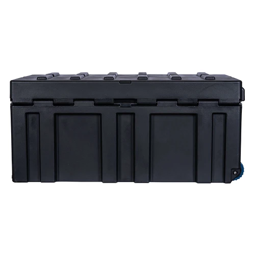 APEX4WD - 220L BLACK - Storage Overland Wheeled Case Box Waterproof Cargo 4x4