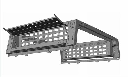 Pick Up Bed Utility Roll Bar SLIM Rack Tub Universal Adjustable Fitment Storage Frame