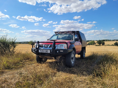 Steel Winch Bumper for NISSAN NAVARA D22 (1997-2005) Metal Bull Bar Oz Style