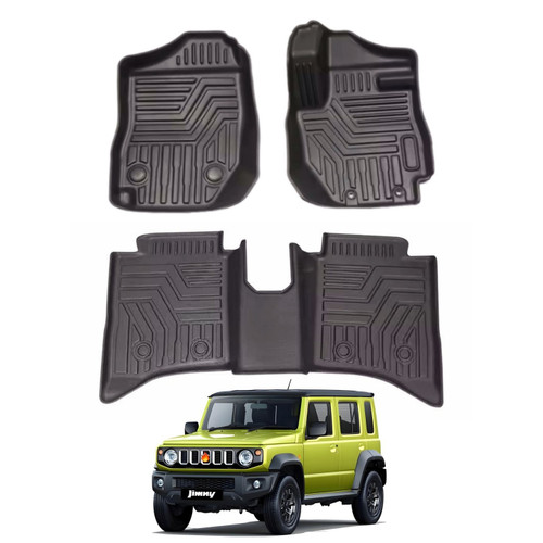 3D Rubber Floor Mats SUZUKI JIMNY JB74 (2018+) MANUAL Weather Liner