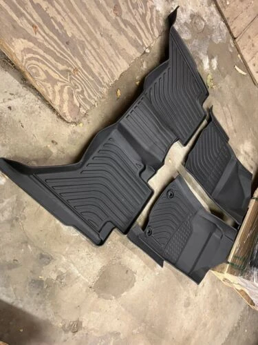3D Custom Floor Mats TPE All Weather Car Liner For Isuzu D Max Mk2 Double Cab 2020+ (Manual & Automatic)