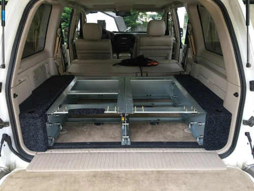 Sliding Storage Drawer System for Toyota Land Cruiser 100 Series Custom Fit Boot