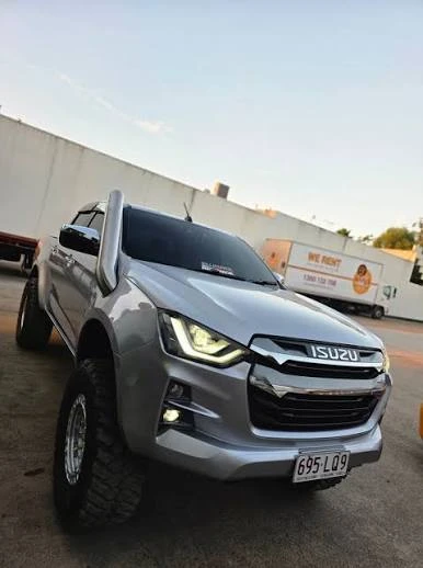 Silver Stainless Steel Snorkel For ISUZU D-MAX 2012+ Raised Air Intake DMAX 4x4 Bare Metal Finish