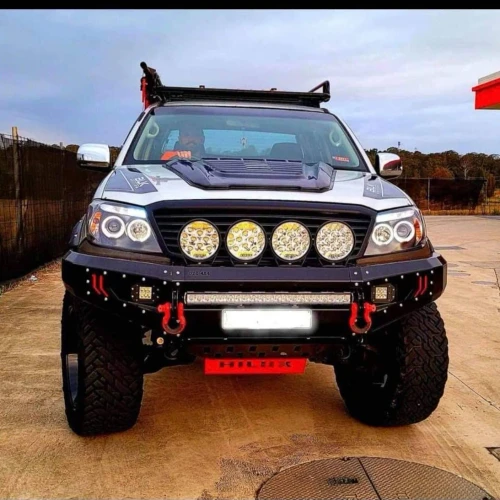 Half Style Winch Bumper for TOYOTA HILUX Mk6 (2005-2011) 4x4 Front Bull Bar