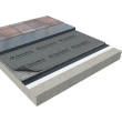 ABP AdvancedDrain Fabric Installed – Two-Sided Drainage Solution for Foundations & Retaining Walls