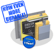 DELTA®-VENT SA on concrete frame building, providing airtight, vapor-permeable moisture protection DELTA®-VENT SA on concrete frame building, providing airtight, vapor-permeable moisture protection