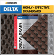Close-Up of DELTA®-DRAIN Dimpled Drainage Board – High-Performance Moisture Protection Close-Up of DELTA®-DRAIN Dimpled Drainage Board – High-Performance Moisture Protection