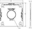 QuickFlash E-PC-4/0 Electrical Pancake 4/0 Box Flashing Panel QuickFlash E-PC-4/0 Electrical Pancake 4/0 Box Flashing Panel