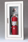 Larsen's Architectural Series Semi-Recessed Fire Cabinets Larsen's Architectural Series Semi-Recessed Fire Cabinets