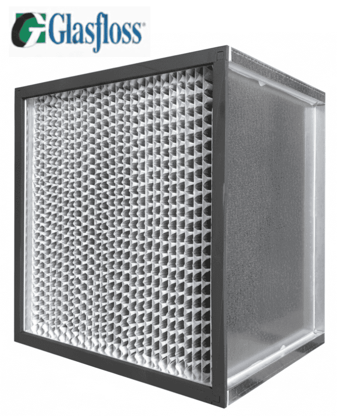 Glasfloss 24x24x11.5 HEPA Filter | 99.97% High-Capacity, Metal Frame