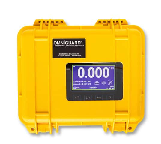 Omniguard 6 Differential Pressure Recorder with cellular modem