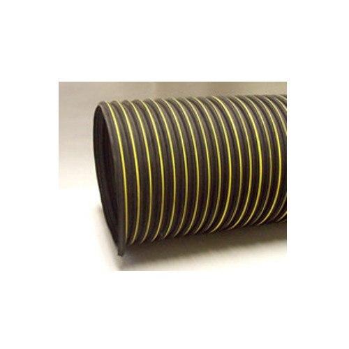 Nikro 860415 - 10" x 25' Heavy Duty Black & Yellow Flex Duct