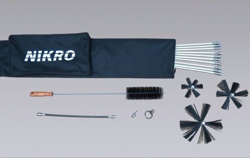 Nikro 861710 - Deluxe Dryer Vent Rotary Brush Kit