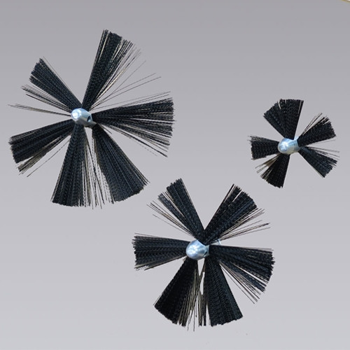 Nikro 861835 - 6" Round Nylon Button Brush