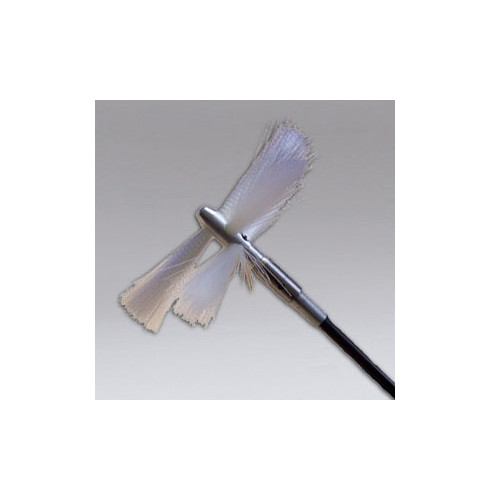 Nikro 862059 - 12" Round Soft White Button Brush
