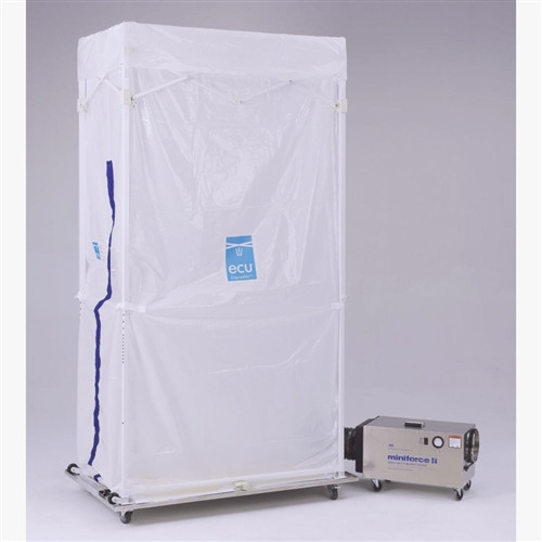 Mintie DE2SA features a HEPA negative air machine for ICRA sidewall access.