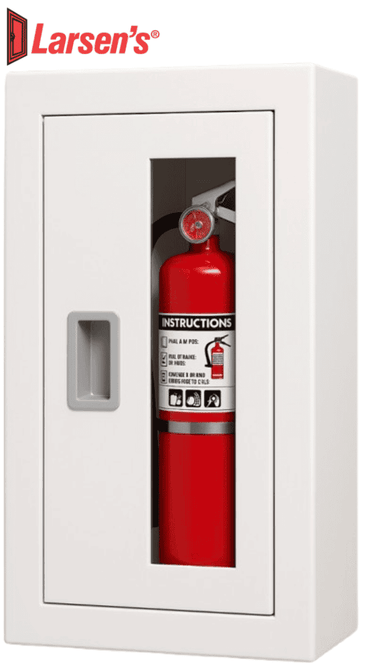 Larsen's Architectural Series PAINTED STEEL Surface Mount Fire Cabinet