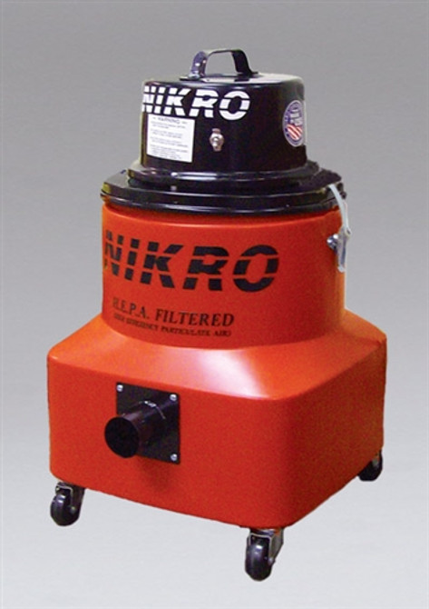 Nikro LV10 10 Gallon HEPA Lead Vacuum for professional toxic dust & RRP cleanup.