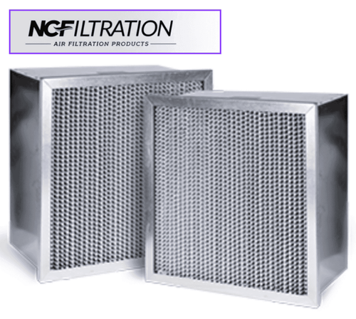 NC Filtration 16x24x11.5 HEPA Filter, 99.97% High-Capacity with deep pleats and durable metal frame.