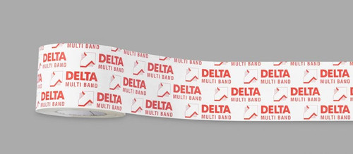 DELTA-MULTI BAND 60 self-adhering tape for air and water barrier.