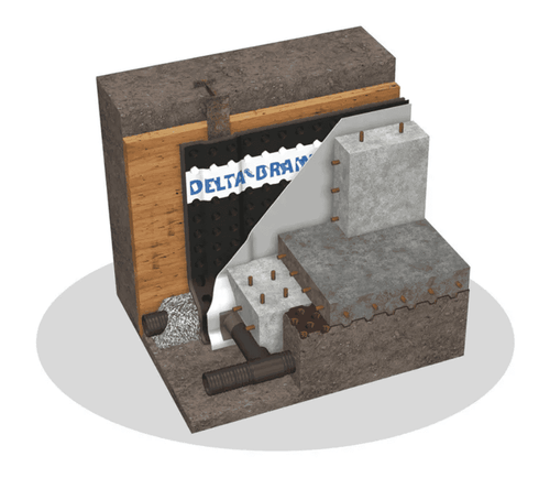 DELTA-DRAIN 2000 -6' | High-Performance Drainage and Waterproofing Solution