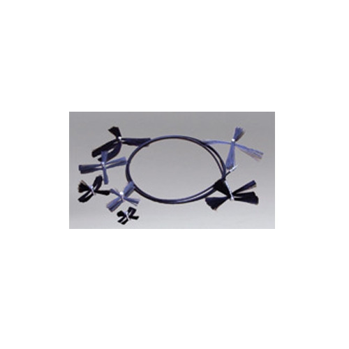 Nikro 862037 20' Solid Core Rotary Brush System for professional air duct cleaning.