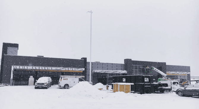 Can Delta-Vent SA Withstand Wind-Driven Snow Before Final Cladding?