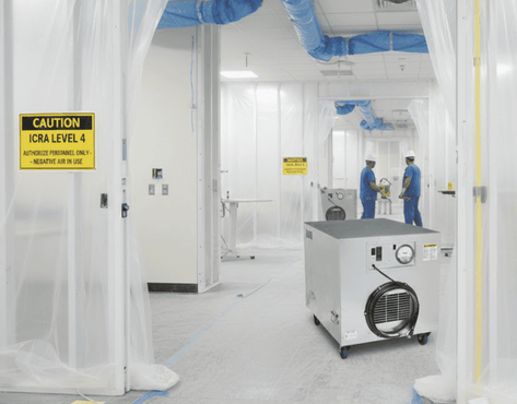 Best ICRA HEPA Air Scrubbers & Negative Air Machines for Healthcare Construction