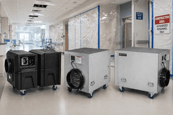 Best Abatement Technologies Negative Air Machines for Hospital Construction & ICRA Compliance