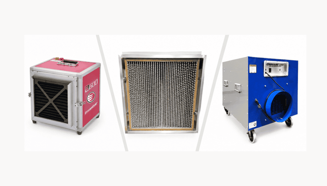 Which Air Scrubbers & Negative Air Machines Use a 24x24x11.5 HEPA Filter?