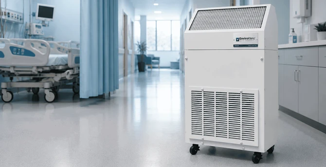 Portable HEPA Air Cleaner vs. Negative Air Machine: Which Is Best for Hospitals, Healthcare Facilities & ICRA Compliance?