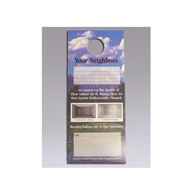 Nikro 860438 - Door Knob Hangers “Your Neighbors” detail 2